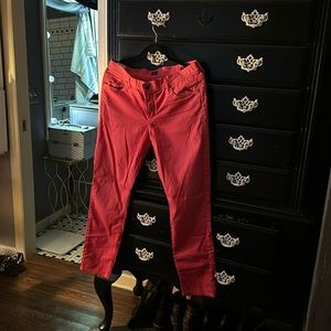 Barely worn Citizens of Humanity Thompson Pink skinny jeans size 32